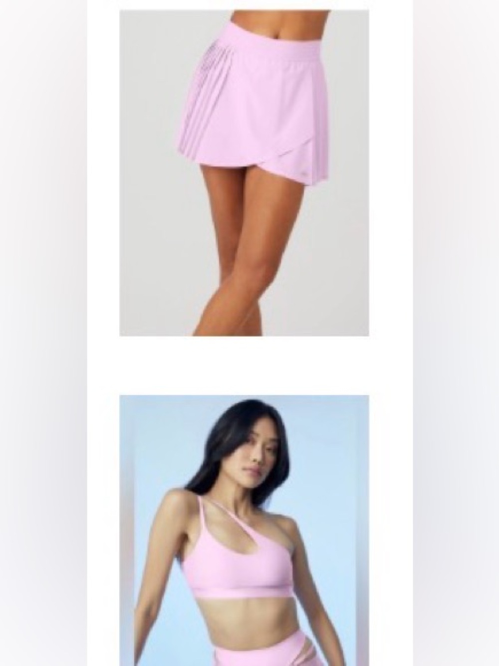 ALO Yoga sugarplum pink set